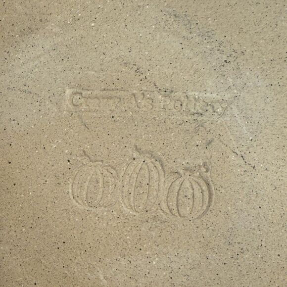 Autumn Leaf Fall Pumpkin Glazed Artist Pottery Decorative Dish Plate Bowl - Picture 3 of 6